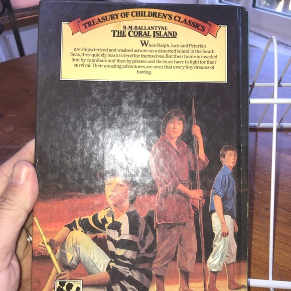 The Coral Island by R.M. Ballantyne Hardcover - Picture 12 of 12